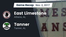 Recap: East Limestone  vs. Tanner  2017