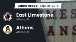 Recap: East Limestone  vs. Athens  2018