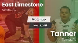 Matchup: East Limestone vs. Tanner  2018