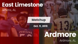 Matchup: East Limestone vs. Ardmore  2019