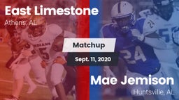 Matchup: East Limestone vs. Mae Jemison  2020