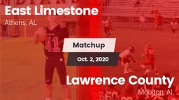 Matchup: East Limestone vs. Lawrence County  2020