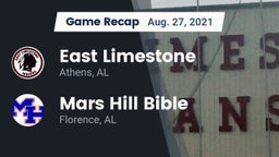 Recap: East Limestone  vs. Mars Hill Bible  2021