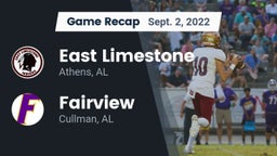 Recap: East Limestone  vs. Fairview  2022