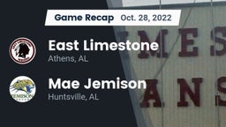 Recap: East Limestone  vs. Mae Jemison  2022