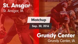 Matchup: St. Ansgar vs. Grundy Center  2016