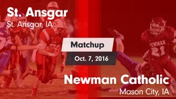 Matchup: St. Ansgar vs. Newman Catholic  2016