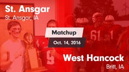 Matchup: St. Ansgar vs. West Hancock  2016