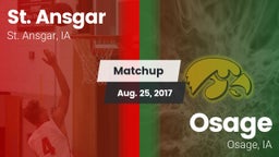Matchup: St. Ansgar vs. Osage  2017