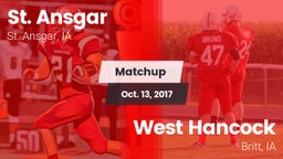 Matchup: St. Ansgar vs. West Hancock  2017