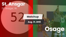 Matchup: St. Ansgar vs. Osage  2018