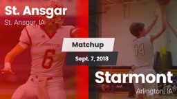 Matchup: St. Ansgar vs. Starmont  2018