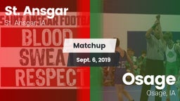 Matchup: St. Ansgar vs. Osage  2019
