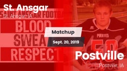 Matchup: St. Ansgar vs. Postville  2019