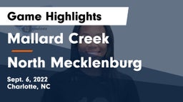 Mallard Creek  vs North Mecklenburg  Game Highlights - Sept. 6, 2022