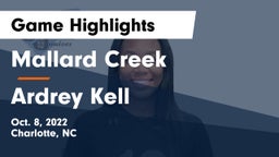 Mallard Creek  vs Ardrey Kell  Game Highlights - Oct. 8, 2022