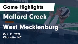 Mallard Creek  vs West Mecklenburg Game Highlights - Oct. 11, 2022