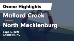 Mallard Creek  vs North Mecklenburg  Game Highlights - Sept. 5, 2023