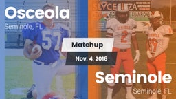 Matchup: Osceola vs. Seminole  2016