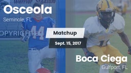 Matchup: Osceola vs. Boca Ciega  2017
