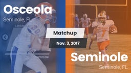 Matchup: Osceola vs. Seminole  2017