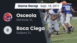 Recap: Osceola  vs. Boca Ciega  2017