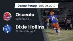 Recap: Osceola  vs. Dixie Hollins  2017