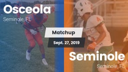 Matchup: Osceola vs. Seminole  2019