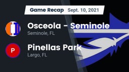 Recap: Osceola  - Seminole vs. Pinellas Park  2021