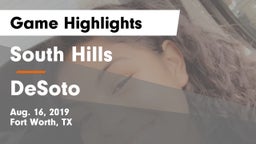 South Hills  vs DeSoto  Game Highlights - Aug. 16, 2019