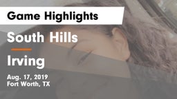South Hills  vs Irving  Game Highlights - Aug. 17, 2019
