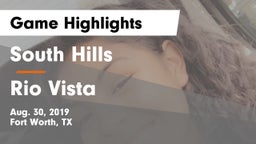 South Hills  vs Rio Vista  Game Highlights - Aug. 30, 2019