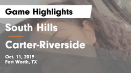 South Hills  vs Carter-Riverside  Game Highlights - Oct. 11, 2019