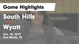 South Hills  vs Wyatt  Game Highlights - Oct. 18, 2019