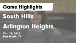 South Hills  vs Arlington Heights  Game Highlights - Oct. 29, 2019