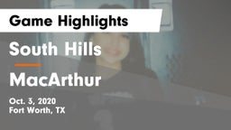 South Hills  vs MacArthur  Game Highlights - Oct. 3, 2020