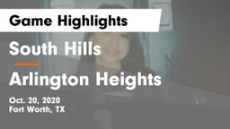 South Hills  vs Arlington Heights  Game Highlights - Oct. 20, 2020