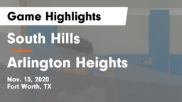 South Hills  vs Arlington Heights  Game Highlights - Nov. 13, 2020