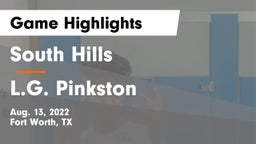 South Hills  vs L.G. Pinkston  Game Highlights - Aug. 13, 2022