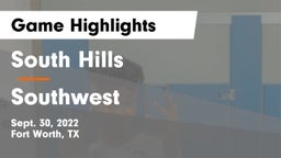 South Hills  vs Southwest  Game Highlights - Sept. 30, 2022