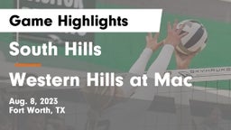 South Hills  vs Western Hills at Mac Game Highlights - Aug. 8, 2023