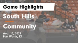 South Hills  vs Community  Game Highlights - Aug. 10, 2023