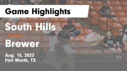 South Hills  vs Brewer  Game Highlights - Aug. 15, 2023