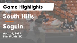 South Hills  vs Seguin  Game Highlights - Aug. 24, 2023