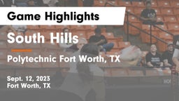 South Hills  vs Polytechnic  Fort Worth, TX Game Highlights - Sept. 12, 2023
