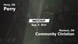 Matchup: Perry vs. Community Christian  2016
