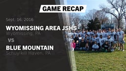 Recap: Wyomissing Area JSHS vs. Blue Mountain  2016