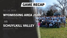 Recap: Wyomissing Area JSHS vs. Schuylkill Valley  2016