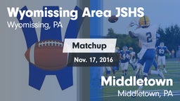 Matchup: Wyomissing vs. Middletown  2016