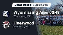Recap: Wyomissing Area JSHS vs. Fleetwood  2018